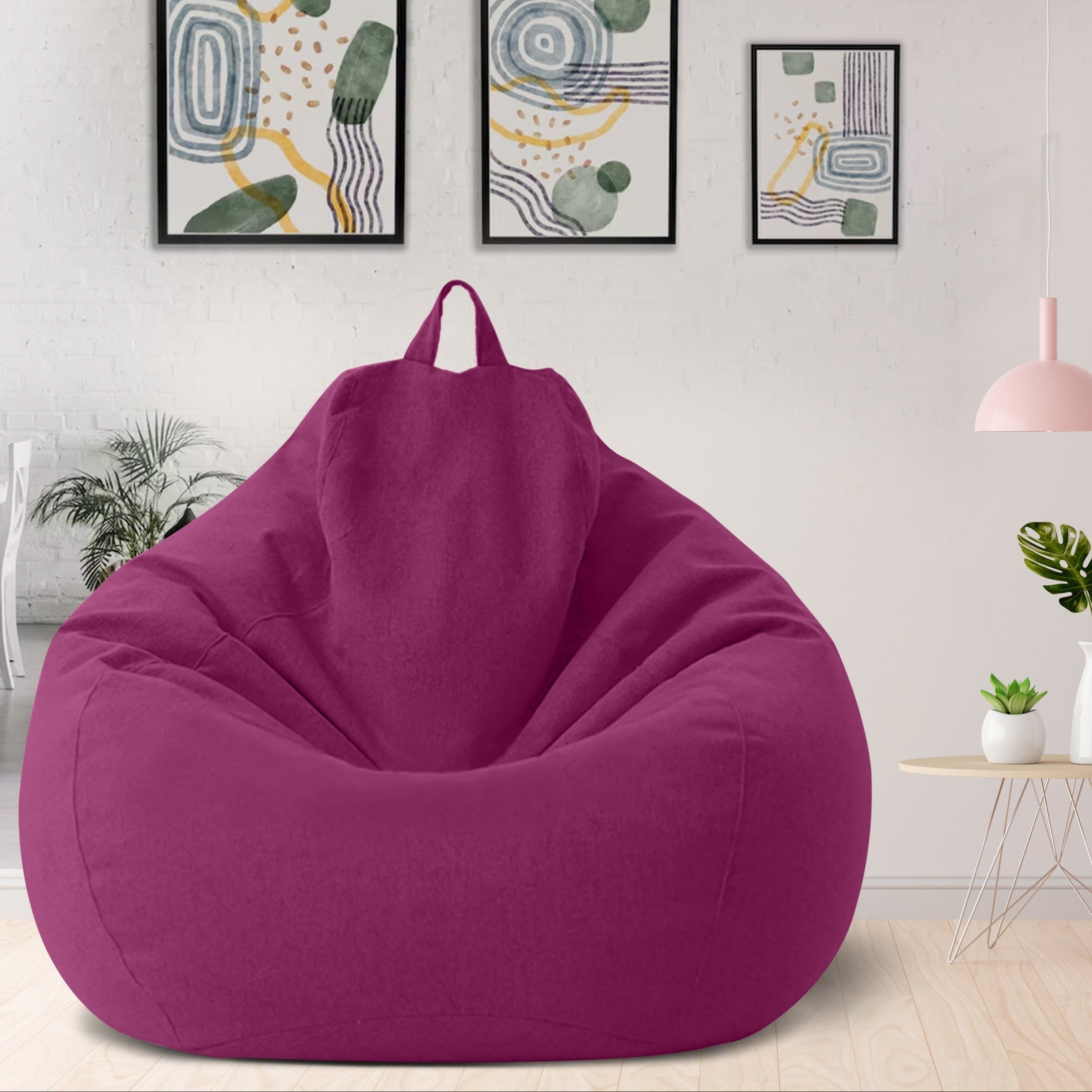 Luxusní lněný sedací vak pro ergonomické a stylové pohodlí v moderní domácnosti | Lersk