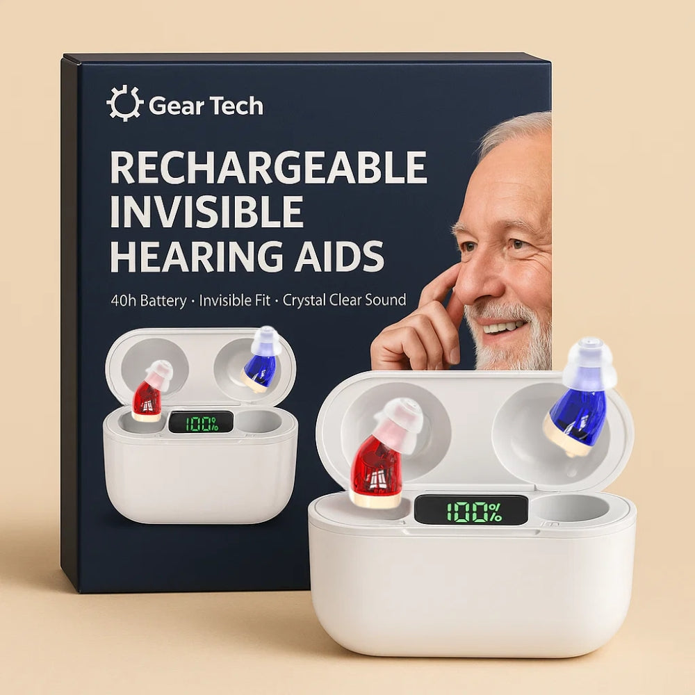 In-Ear Rechargeable Hearing Aids Clear Sound For Seniors | Lersk