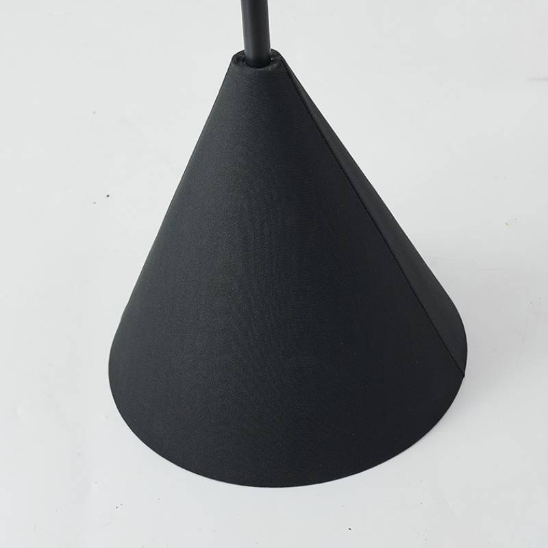 Modern Artistic Floor Lamp In Black Sculptural Form | Lersk