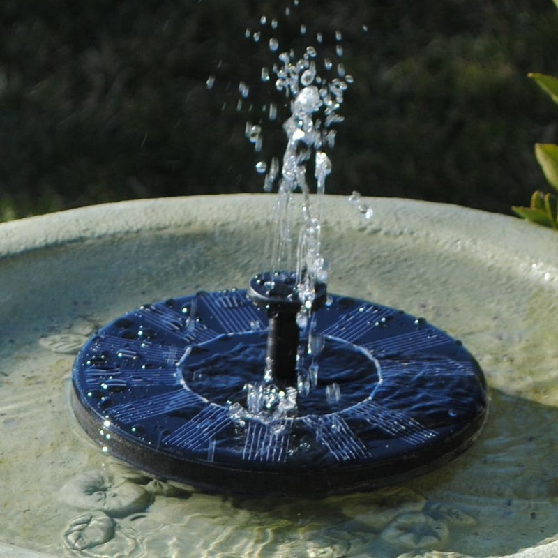 مضخة نافورة طاقة شمسية WaterSoft للبرك، أو حمام الطيور، أو تزيين الحدائق الخارجية | Lersk