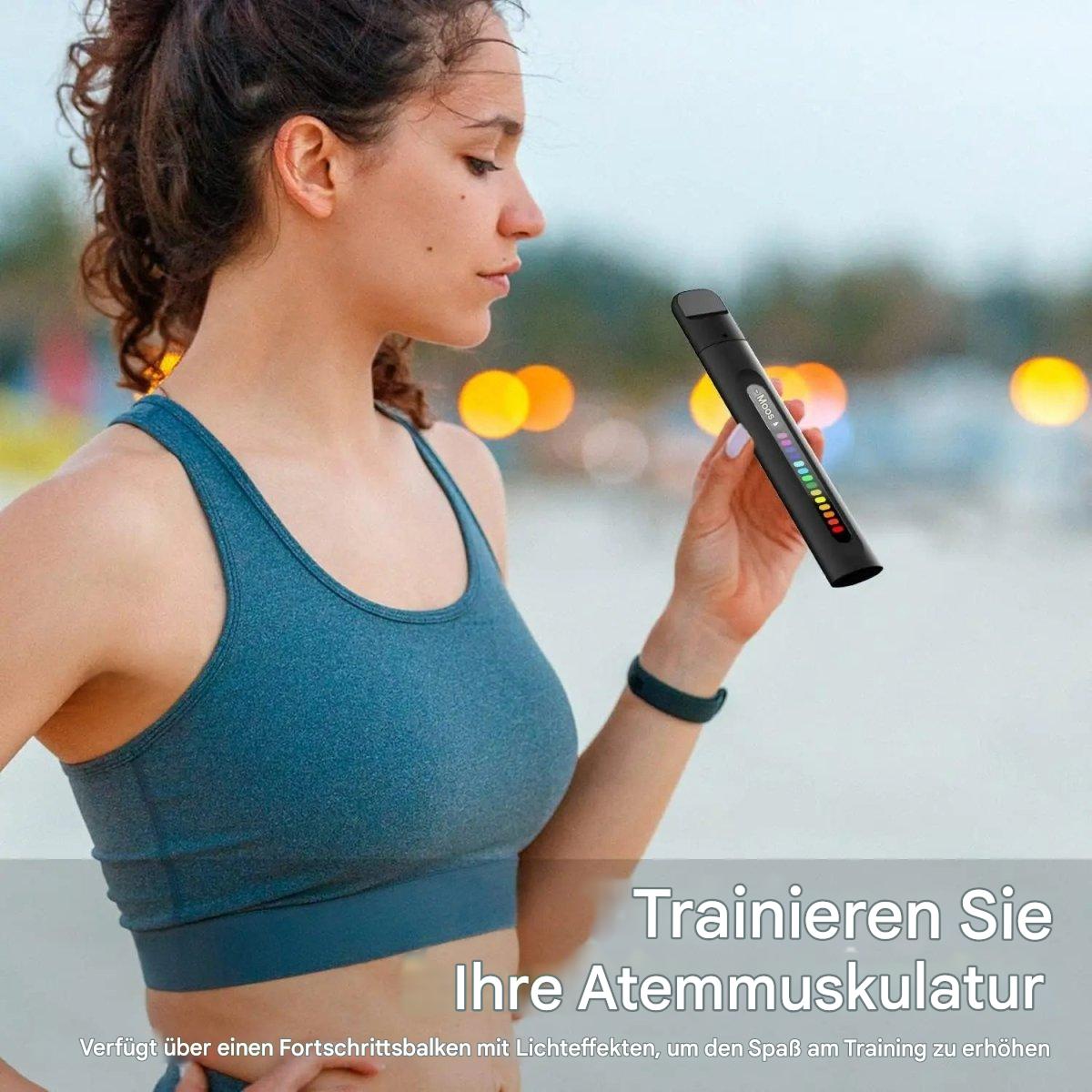Breathboost Intelligenter Atemtrainer für Sportler zur Stärkung der Atemmuskulatur | Lersk