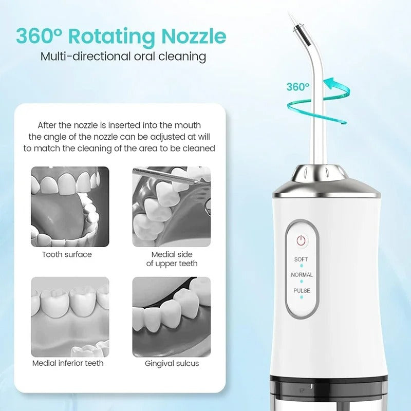 Cordless Water Flosser Portable Deep Cleaning For Home Use | Lersk