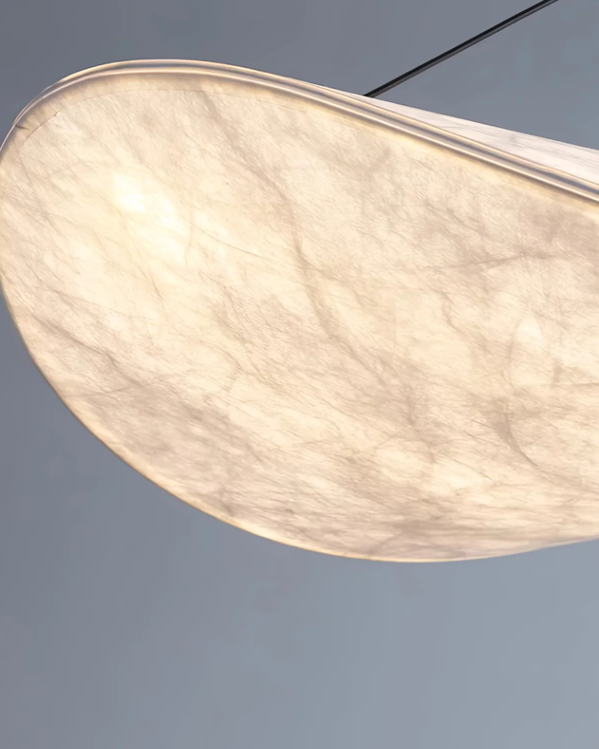 NovaLume Japandi Floating Ribbon Pendant Light Soft Glow | Lersk