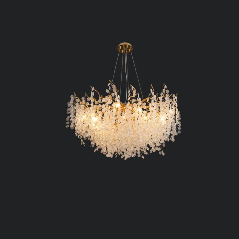 Luxury Crystal Pendant Chandelier For Modern Living Room Lighting | Lersk