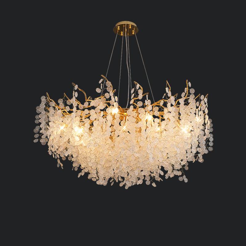 Luxury Crystal Pendant Chandelier For Modern Living Room Lighting | Lersk