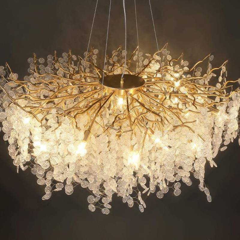 Luxury Crystal Pendant Chandelier For Modern Living Room Lighting | Lersk