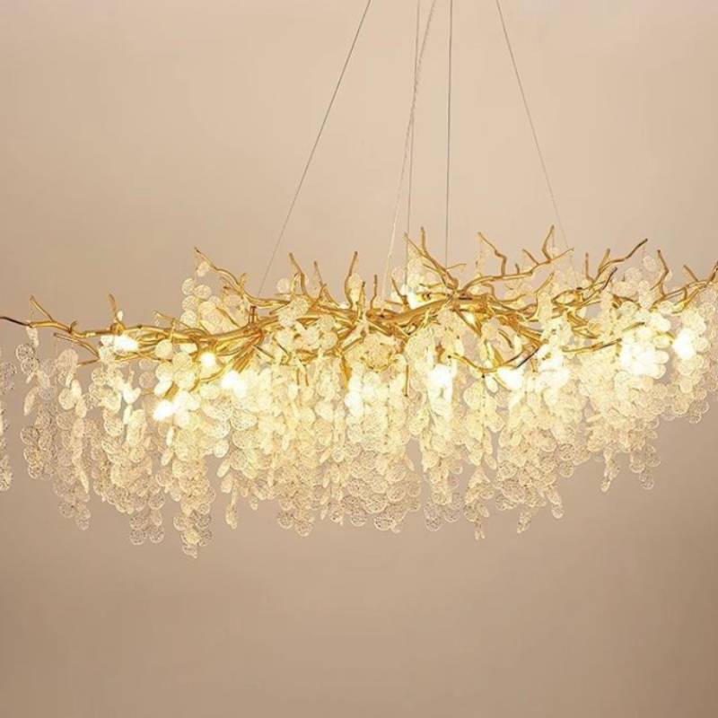 Luxury Crystal Pendant Chandelier For Modern Living Room Lighting | Lersk
