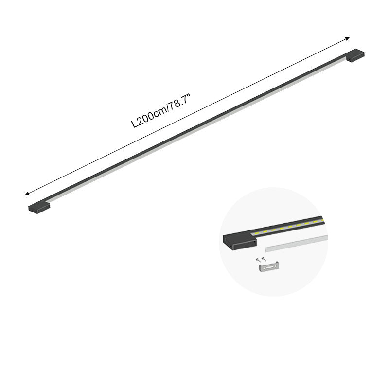 Aplique de pared lineal largo para escalera | Lersk