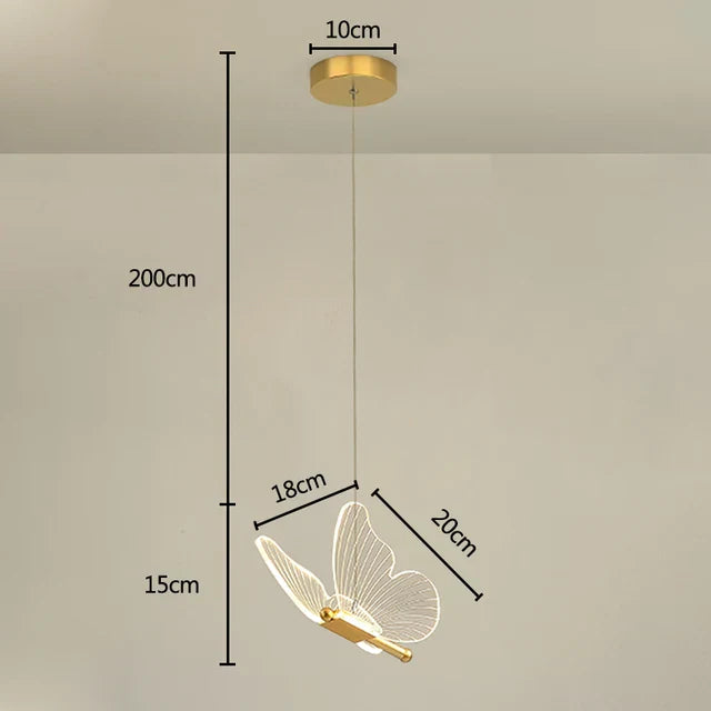 FlutterGlow LED Sommerfuglelampe med Stemningslys til Naturentusiaster | Lersk