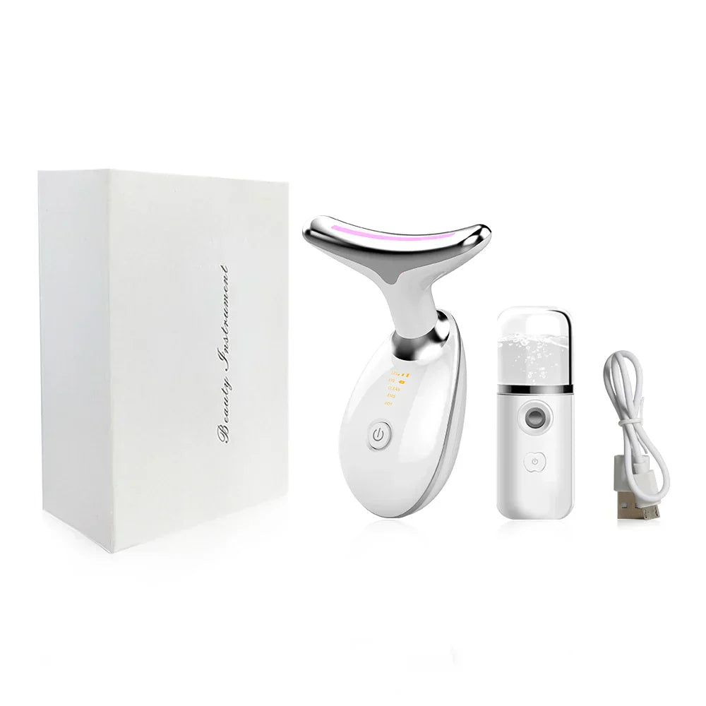 LED Face Sculpting Tool For Radiant Skin With EMS And LED Therapy For All Skin Types | Lersk