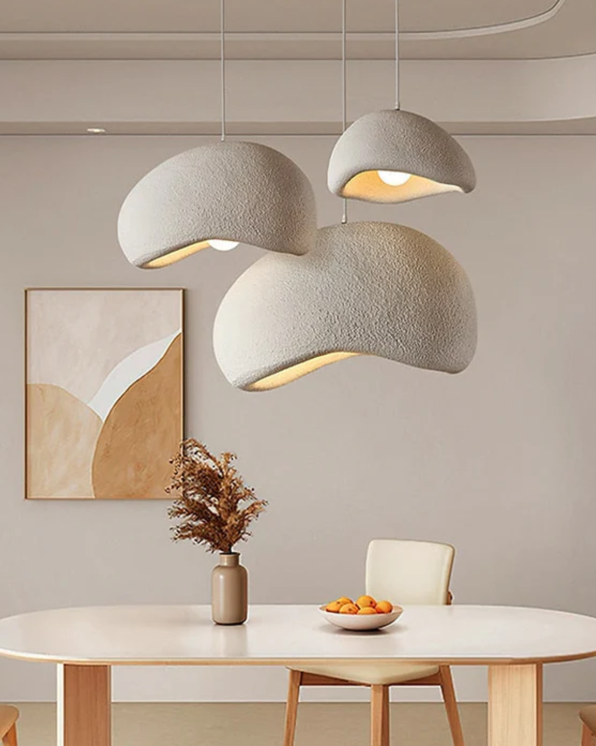 Domeform Pendel Lys Moderne Skulpturel Loftlampe | Lersk
