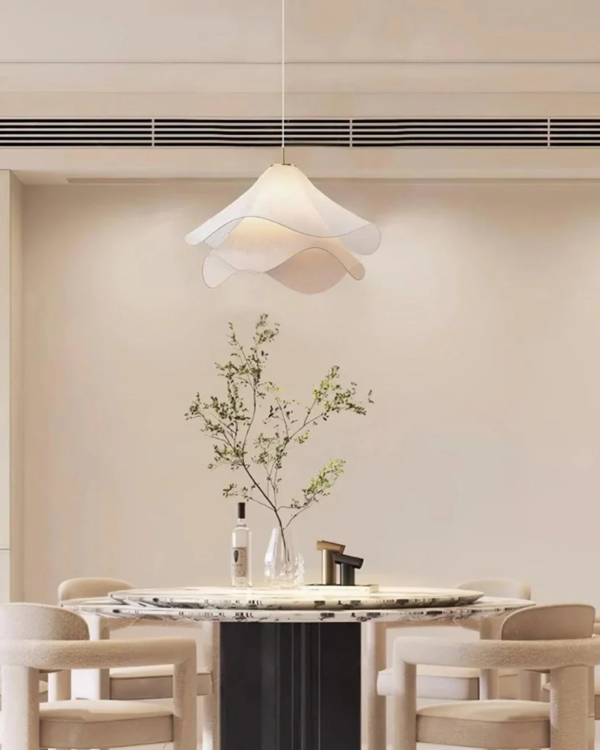 Kirra Petal Layer Pendant Light - Soft Glow Ceiling Fixture | Lersk