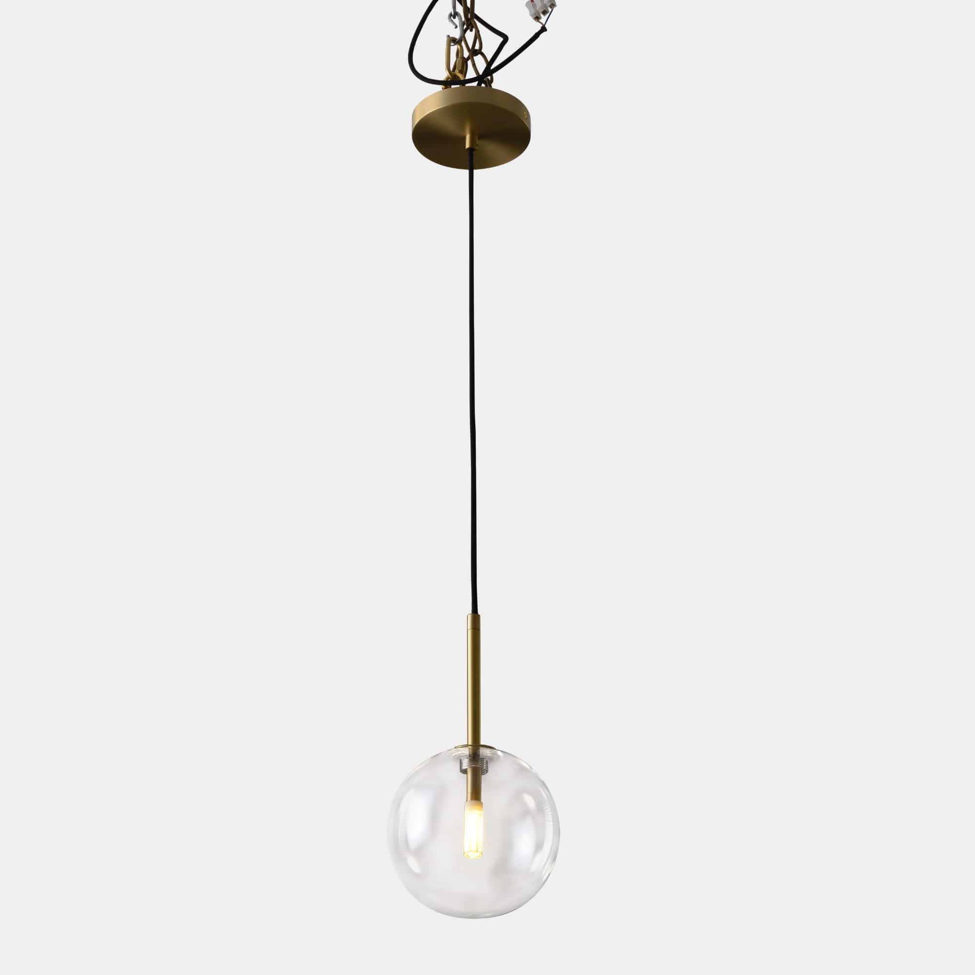 Aurelia Sphere Glass Pendant Light Medieval Inspired | Lersk