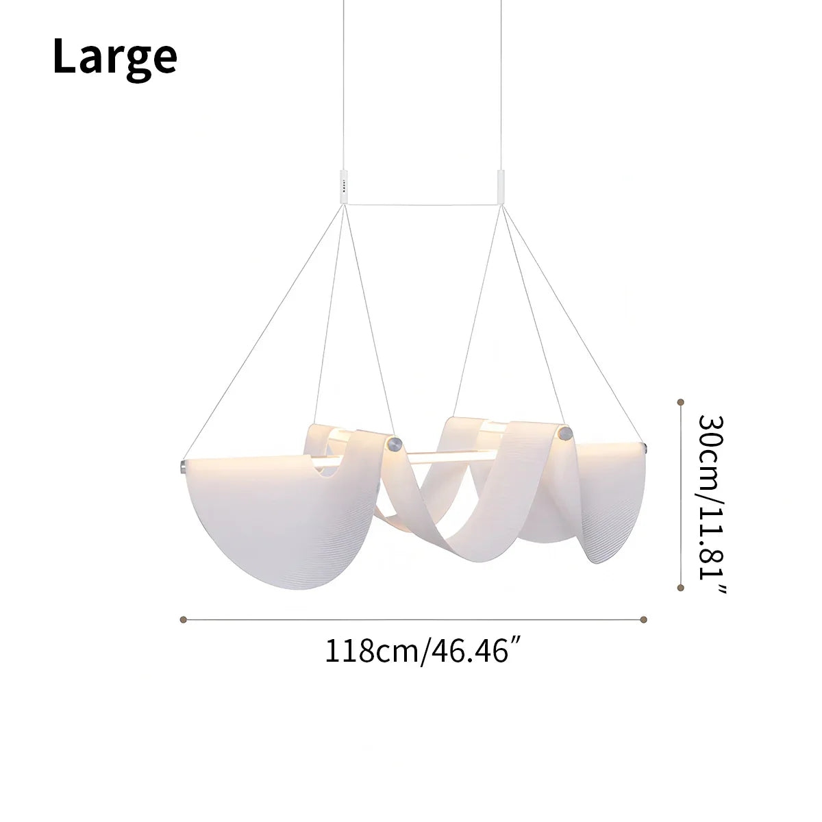 מנורת תלייה לחדר אוכל מבד דרייפ של Moooi | Lersk