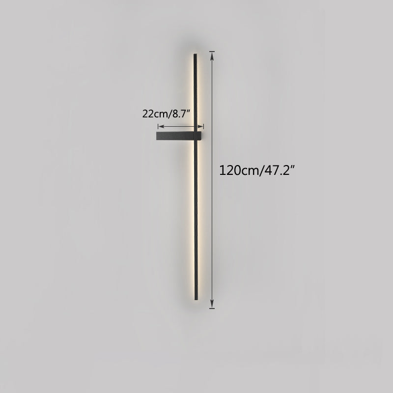 Aplique de pared lineal largo para exteriores | Lersk