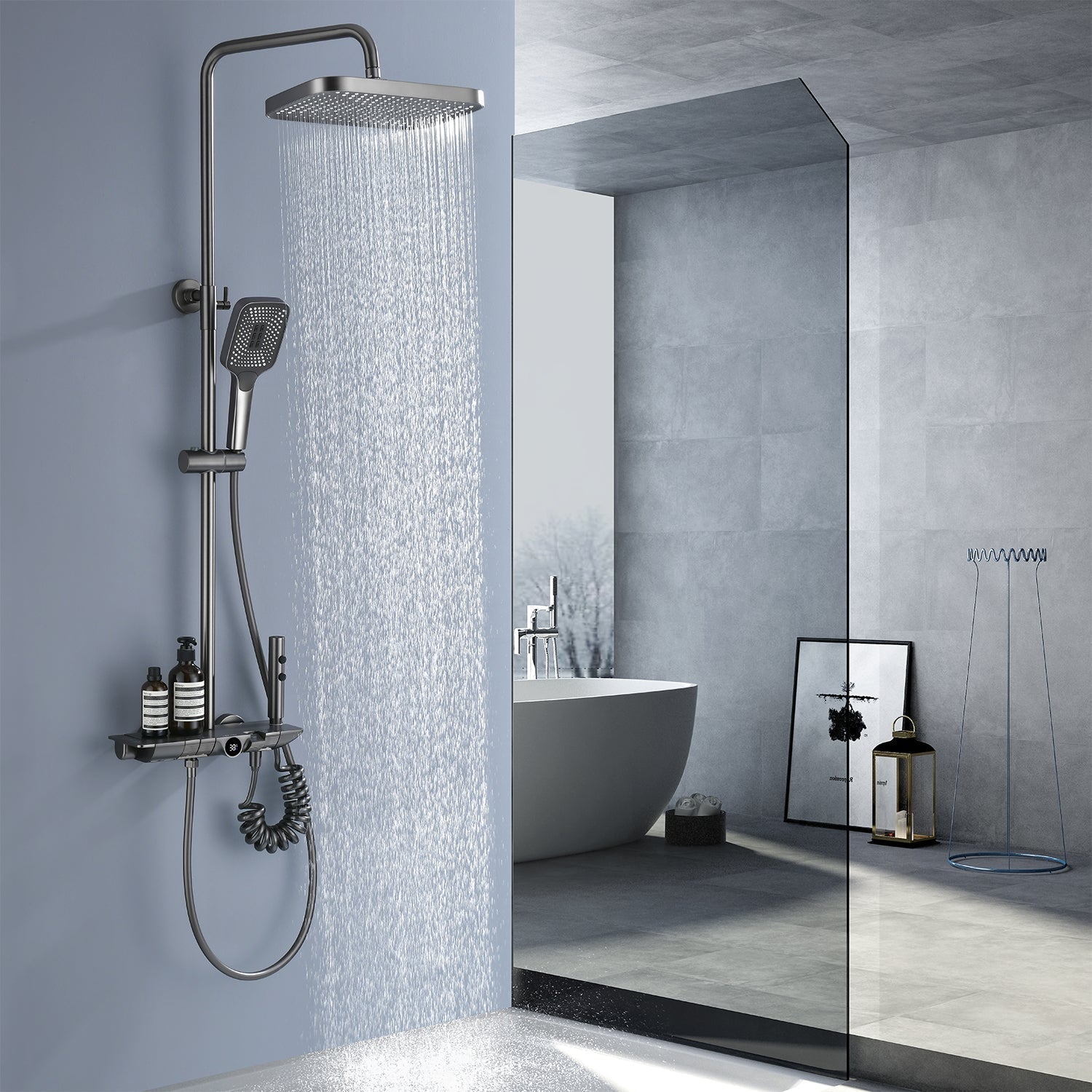 AquaSense Smart Shower System with Multi-Function Jets | Lersk