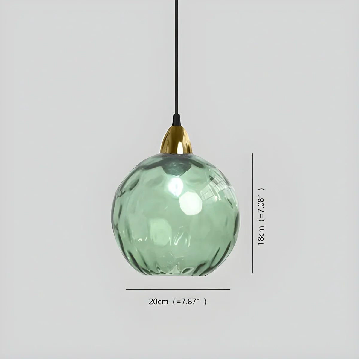 Colorful Glass Ball Pendant Light for Living Room | Lersk