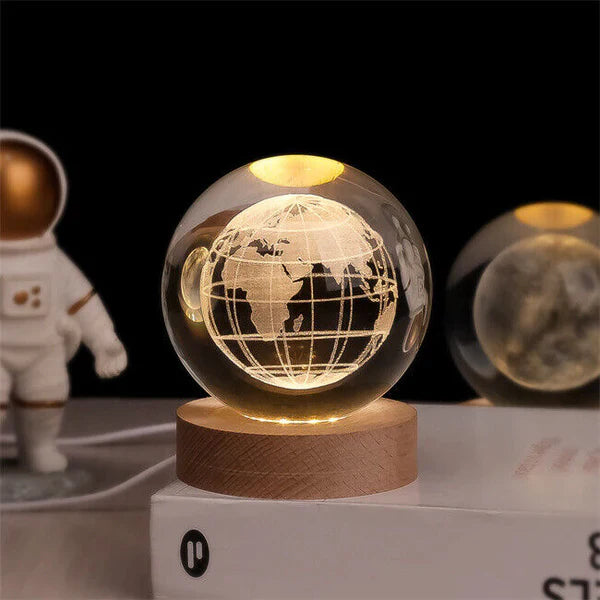 Celestialglow 3D rumlys kugle med realistiske planetscener til stjerneelskere | Lersk