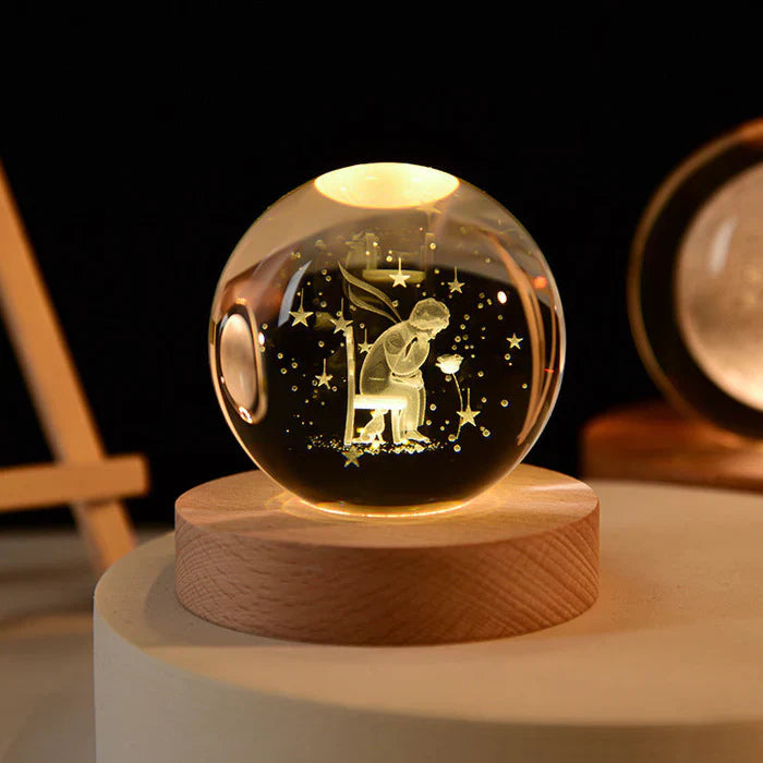 Celestialglow 3D rumlys kugle med realistiske planetscener til stjerneelskere | Lersk