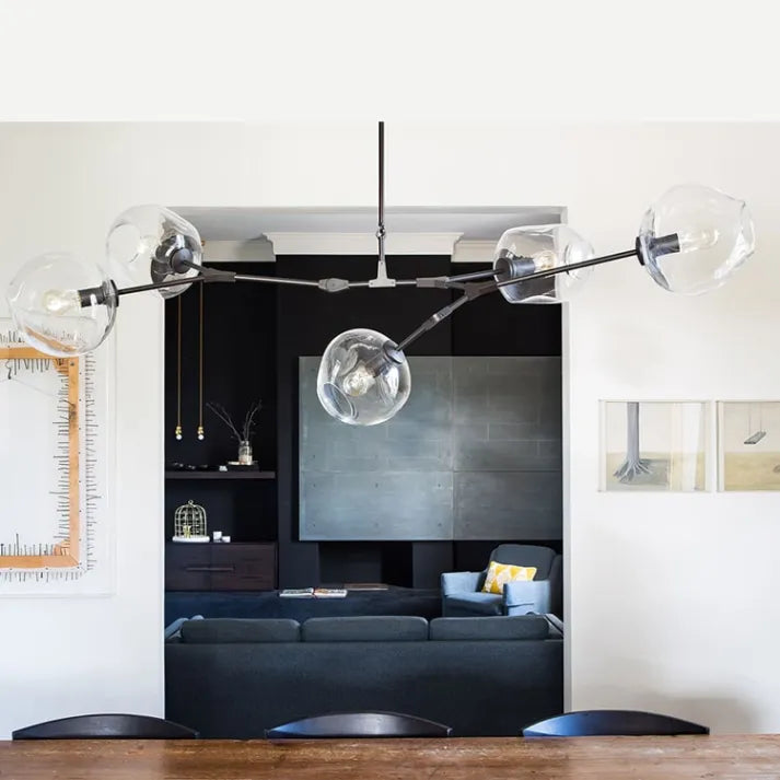 LustraNova Glass Bubble Pendant Light With Branching Arms Ambient Lighting | Lersk