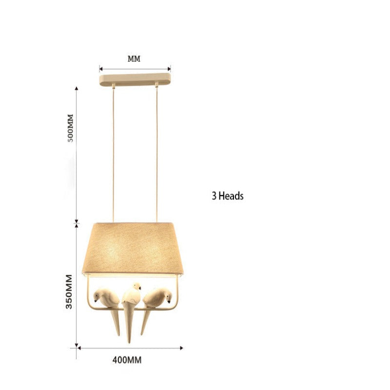 Mariselle | Linen Bird Chandelier | Lersk