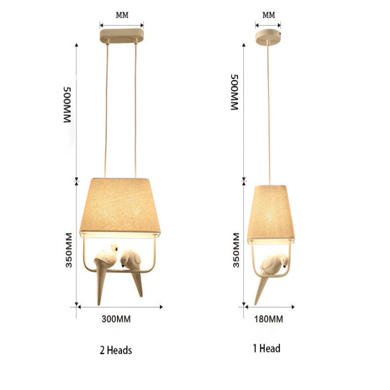 Mariselle | Linen Bird Chandelier | Lersk
