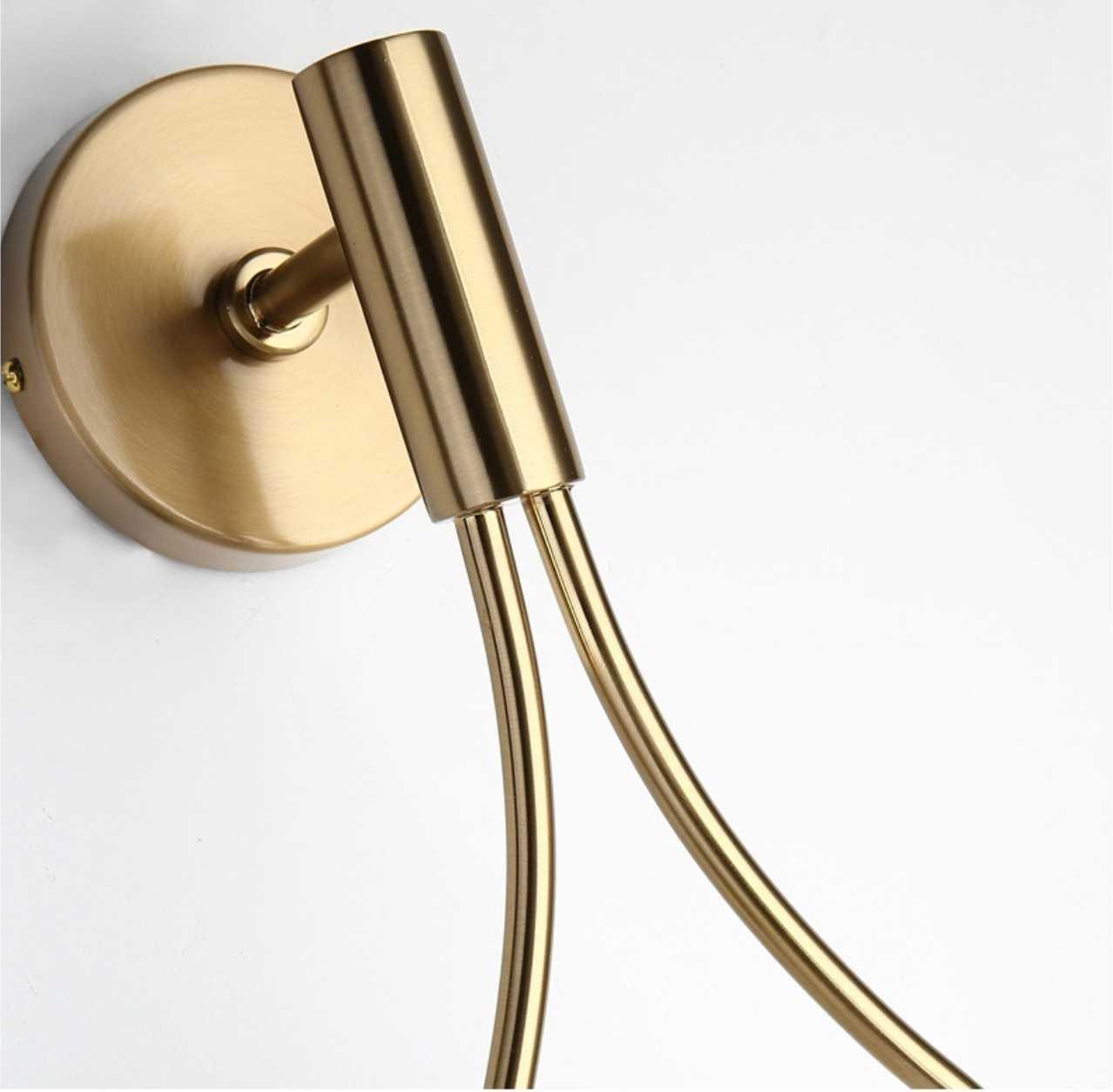 Lampa ścienna Livi Nordic Minimalistyczna Elegancka Vintage Nowoczesna do salonu | Lersk