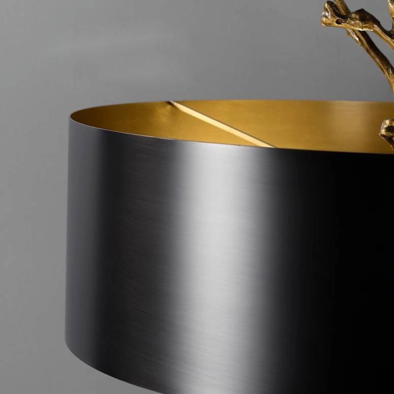 Elegant Marble Base Table Lamp With Black Shade - Modern Designer Lighting | Lersk