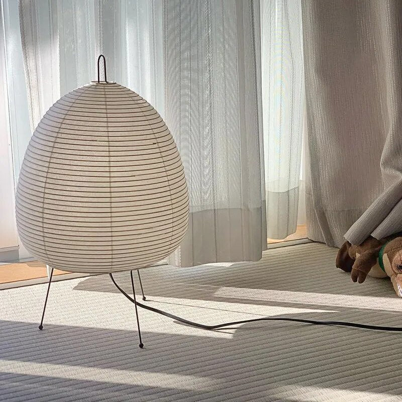 Lumisora Reispapierlampe mit sanftem, atmosphärischem LED-Leuchten | Lersk