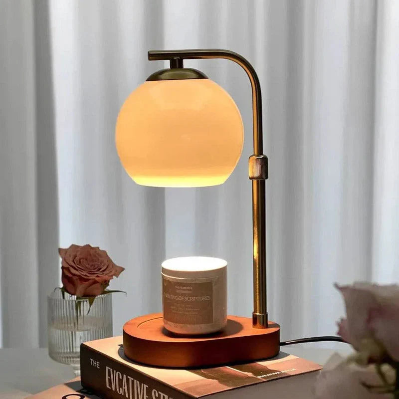 Aurora Candle Warmer Lamp With Adjustable Glow, Modern Minimalist Design | Lersk