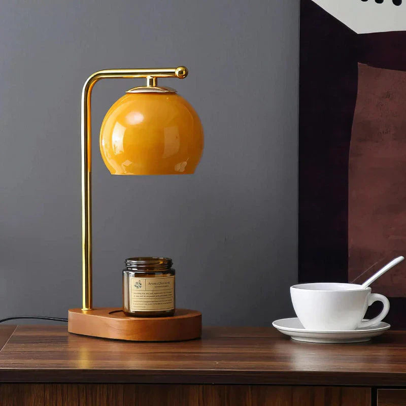 Aurora Candle Warmer Lamp With Adjustable Glow, Modern Minimalist Design | Lersk