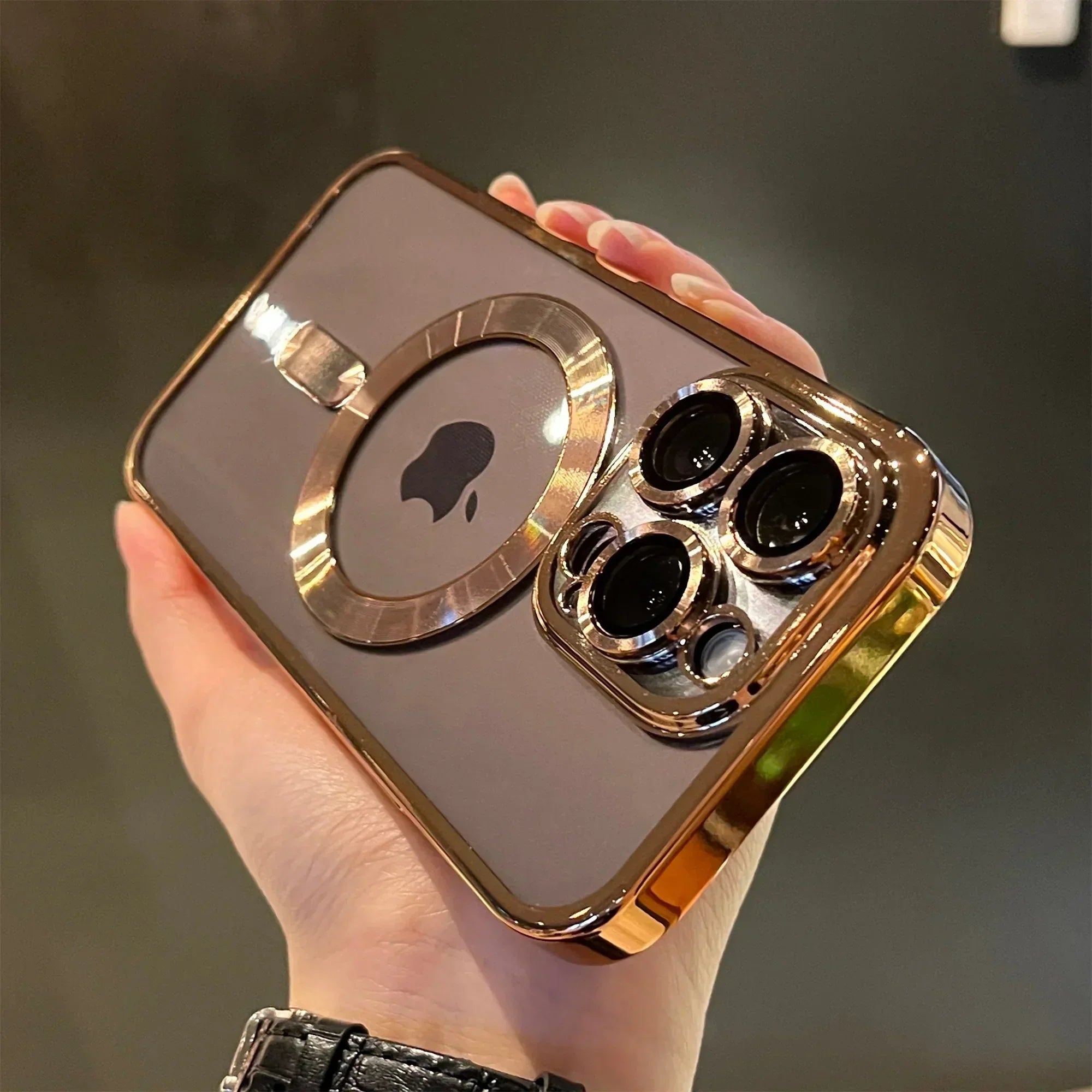 Klare weiche magnetische Hülle mit Beschichtung für iPhone, klare weiche magnetische beschichtete Hülle für iPhone | Lersk