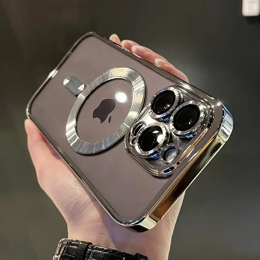 Klare weiche magnetische Hülle mit Beschichtung für iPhone, klare weiche magnetische beschichtete Hülle für iPhone | Lersk