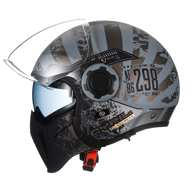 LumaShield Dual-Visor Modular Helmet DOT ECE Certified Detachable Chin Guard | Lersk