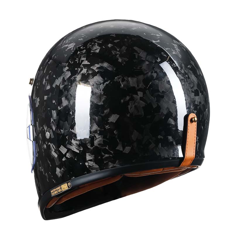 Carbon Fiber Full Face Motorcycle Helmet For Riders DOT ECE Approved | Lersk