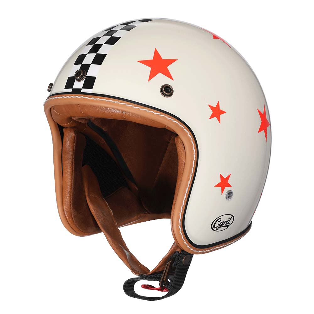 Low Profile Vintage Motorcycle Helmet For Riders DOT ECE | Lersk
