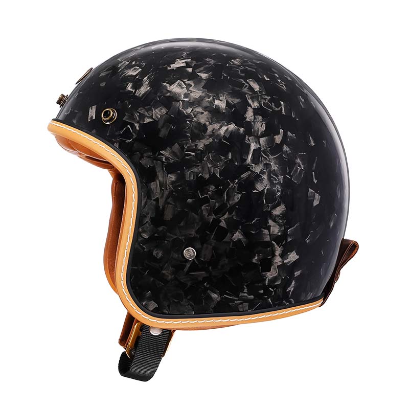 Low Profile Vintage Motorcycle Helmet For Riders DOT ECE | Lersk