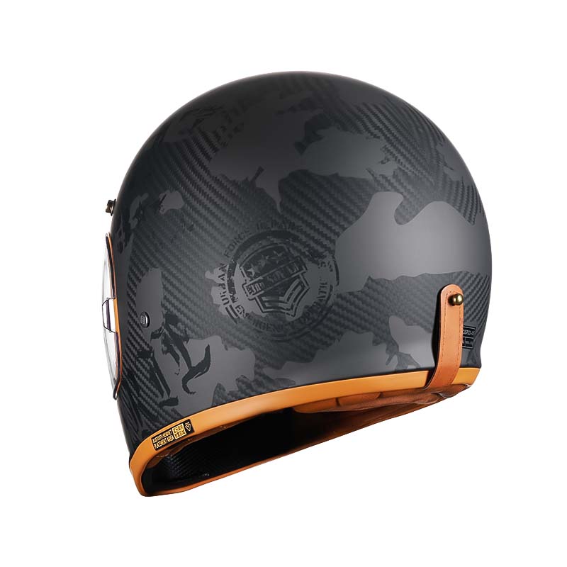 Carbon Fiber Full Face Motorcycle Helmet DOT ECE Riders | Lersk