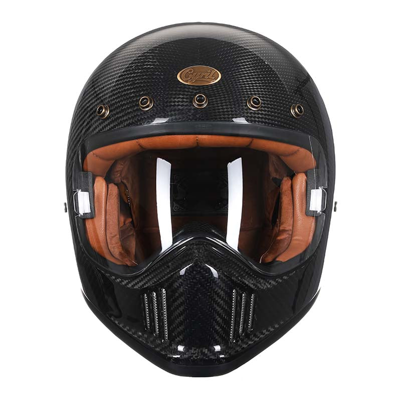 Carbon Fiber Full Face Motorcycle Helmet F380VB DOT ECE Approved For Riders | Lersk