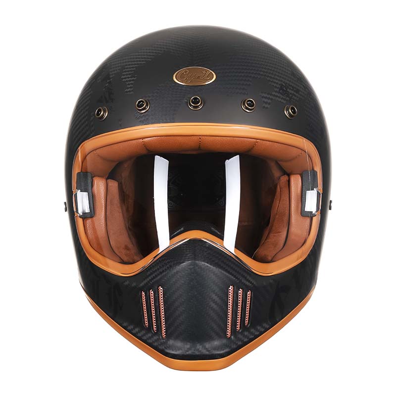 Carbon Fiber Full Face Motorcycle Helmet DOT ECE Riders | Lersk