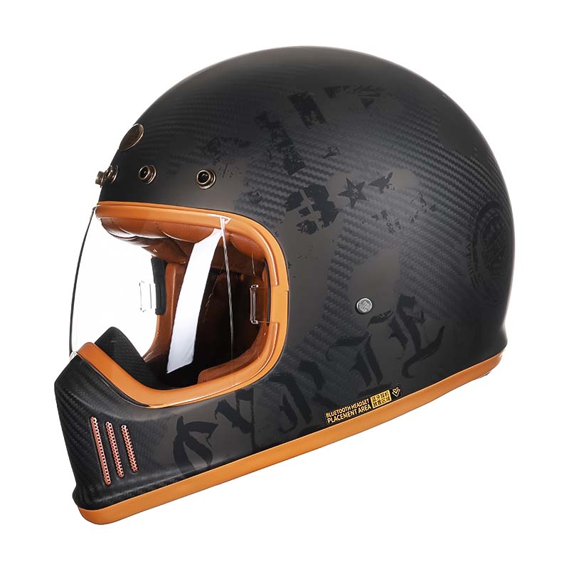 Carbon Fiber Full Face Motorcycle Helmet DOT ECE Riders | Lersk