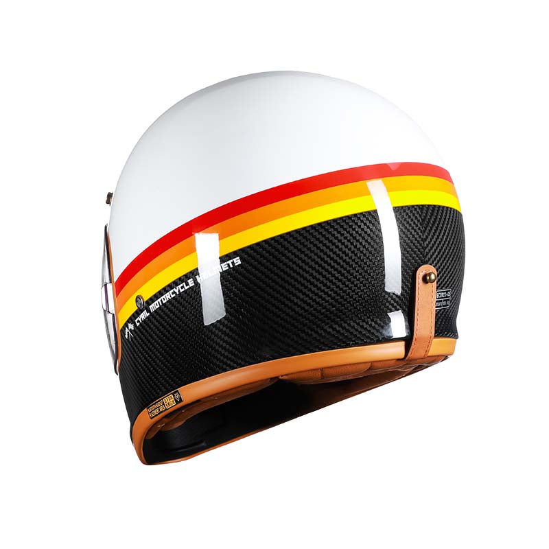 Carbon Fiber Full Face Motorcycle Helmet Premium DOT ECE Approved For Riders | Lersk