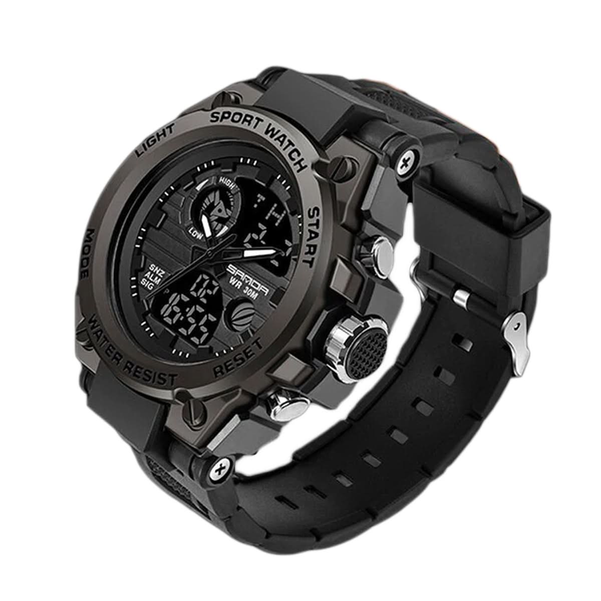 Men's Military Timepiece With Both Analog And Digital Display And Features For Everyday Wear | Lersk