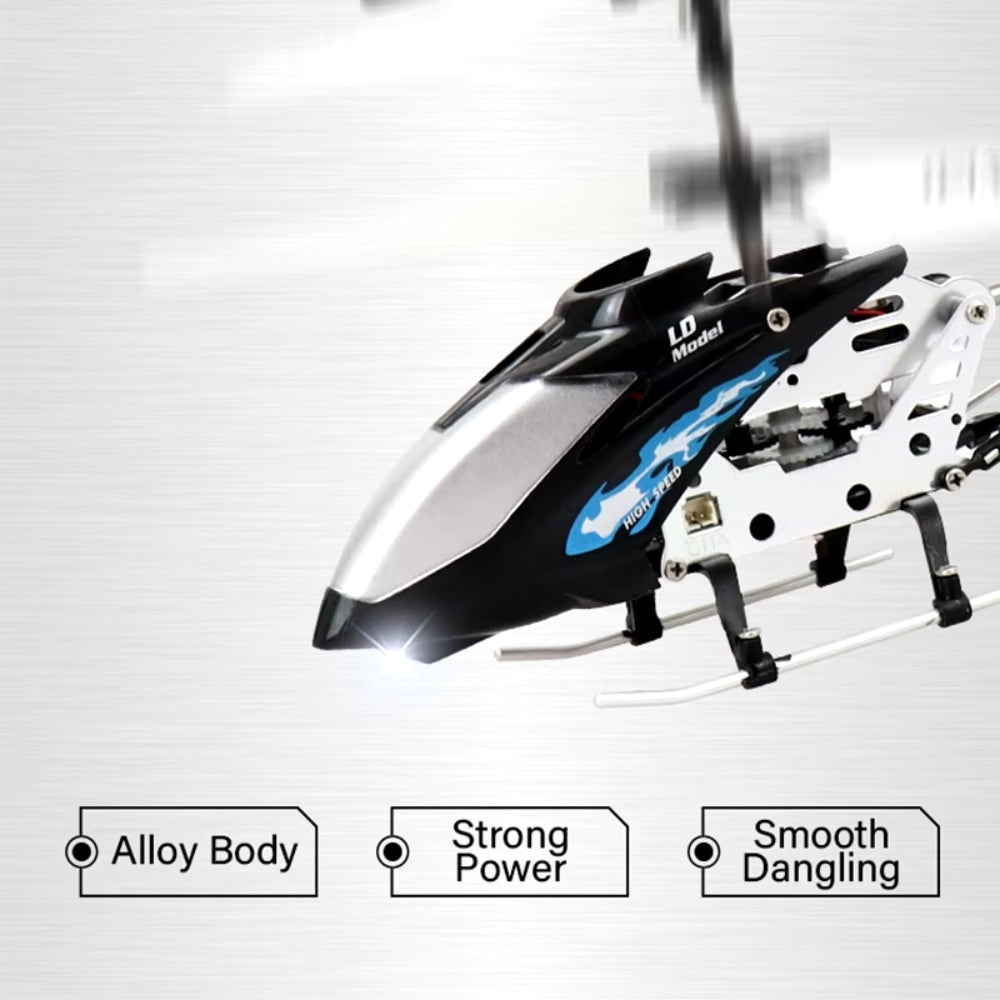 Elicottero RC VesperAero 3.5CH con giroscopio, finitura resistente color cremisi | Lersk