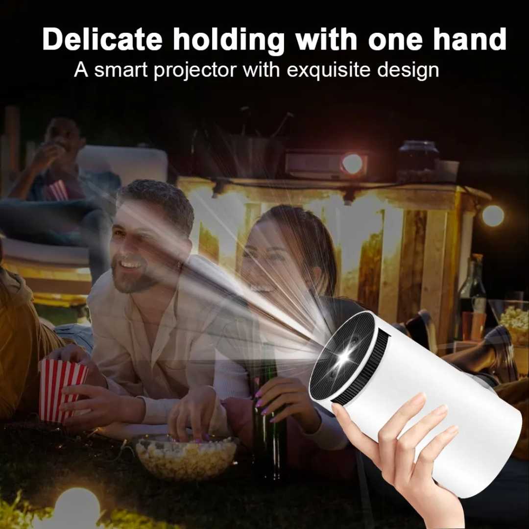 NovaLux Android 11-projektor med WiFi 6, 8000 lumen, 720p HD hemmabio | Lersk