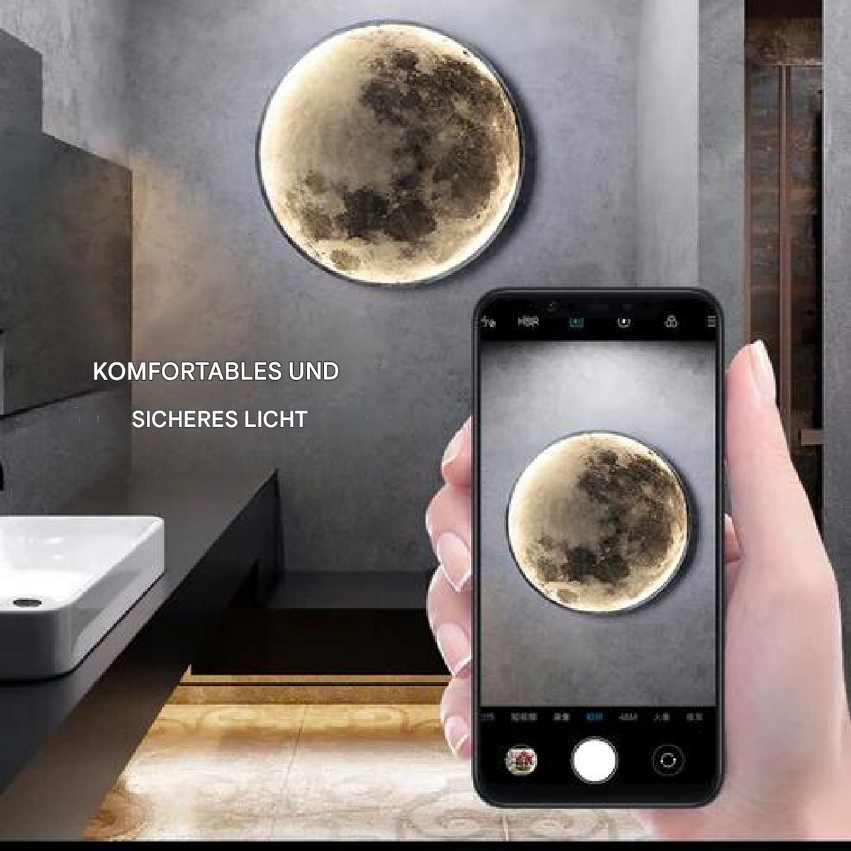 Noctara Moon Atmosphere Lamp Dimmable Ambient Light for Bedroom and Living Room