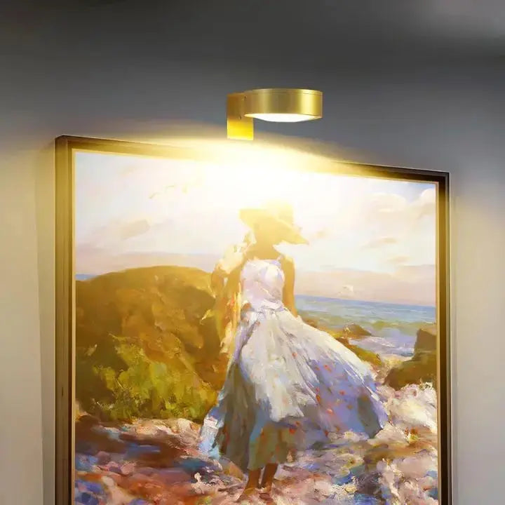 Magnetic LED Picture Light For Artwork Displays And Framing Perfectly Staging Your Works In Any Gallery Or Home Setting | Lersk