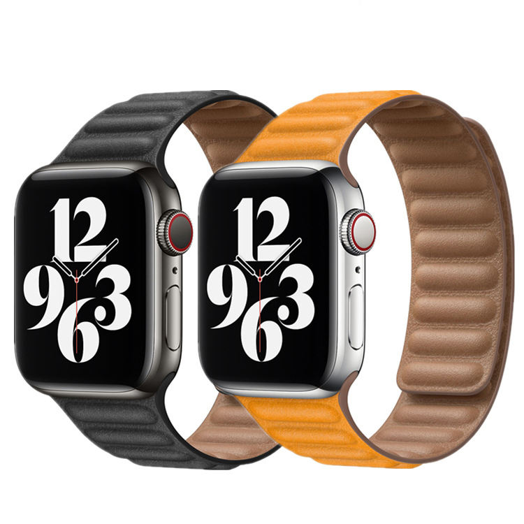 Kerrin Magnetic Leather Link Band | Lersk