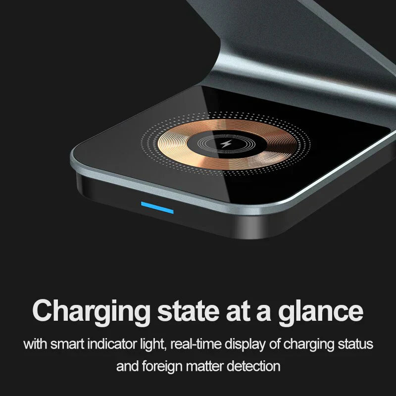 Aurora | 3-in-1 Magnetic Wireless Charger | Lersk