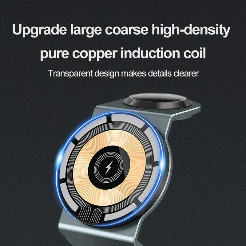 Aurora | 3-in-1 Magnetic Wireless Charger | Lersk